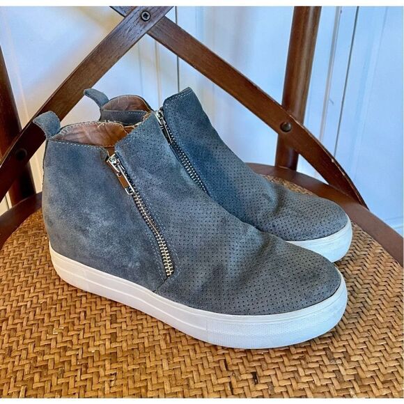 Steve Madden carlen grey platform booties size 6 - Picture 2 of 9